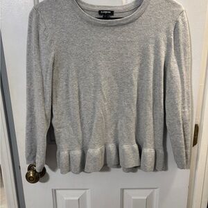 Express Light Gray Women's Sweatshirt